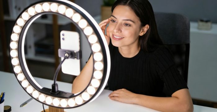 Ankome Slim Desktop Glow Mirror-details06